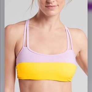 Athleta Chroma Cross Strap Bikini Top Size M